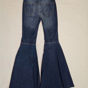 Free People Dark Blue Flare Jeans